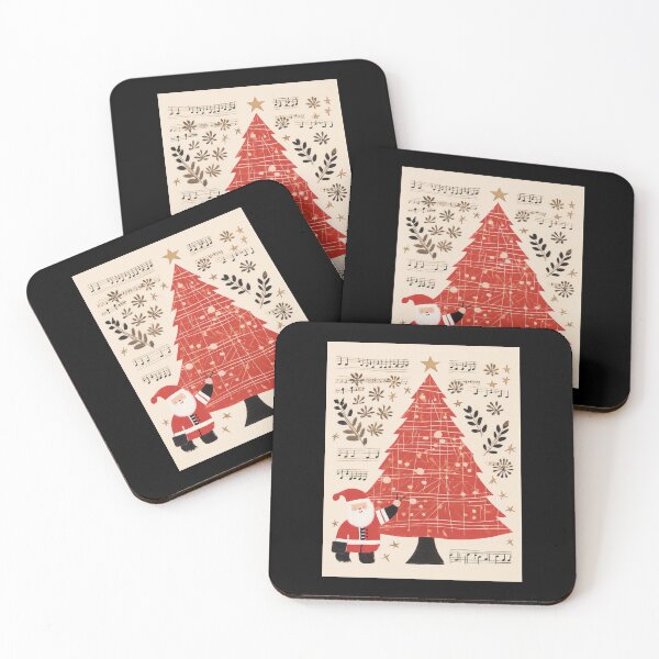Item preview, Santa Claus And Funny Musical Notes designed and sold by Michealfashion.