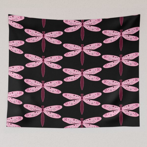 Item preview, Pink Dragonfly Floral designed and sold by Niibidoon.