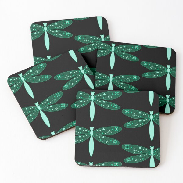 Item preview, Green Dragonfly Floral designed and sold by Niibidoon.