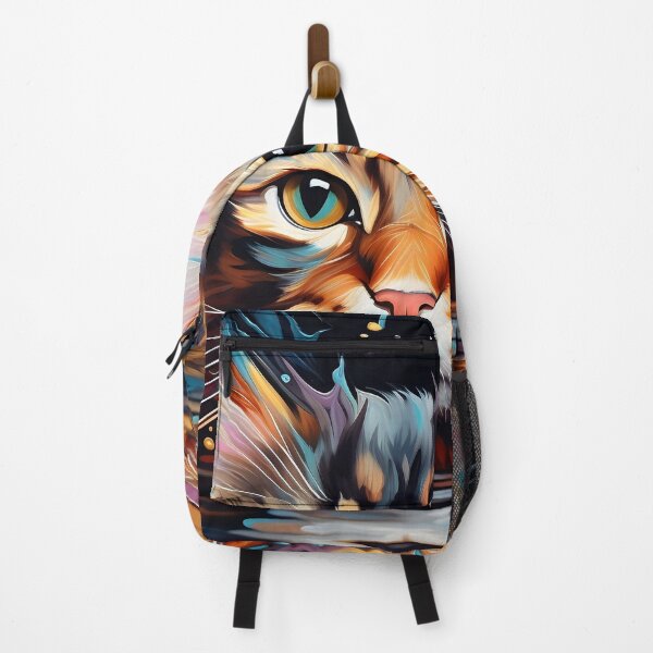 Item preview, abstract cat water illusion art print designed and sold by dcrc.