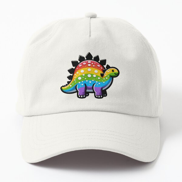 Artikel-Vorschau von Regenbogen-Tupfen-Stegaysaurus – fröhlicher Dinosaurier-Aufkleber, designt und verkauft von AIARTIST1.