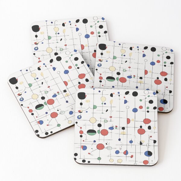 Item preview, Joan Miro Inspired Abstract Circuit Puzzle  designed and sold by bettypure.