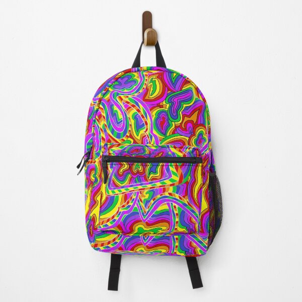 Item preview, Pink Acid Rainbow Tile designed and sold by Tweetyeti.
