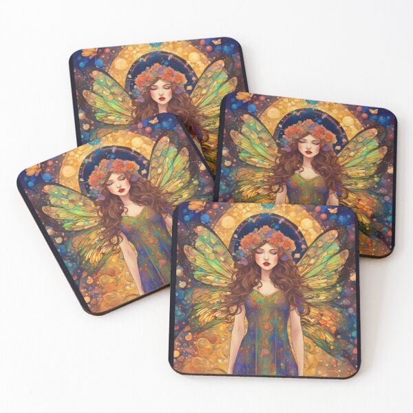 Item preview,  Lucid Fairy Dreams 001- abstract,  fairy nouveau designed and sold by FaerieFusion.
