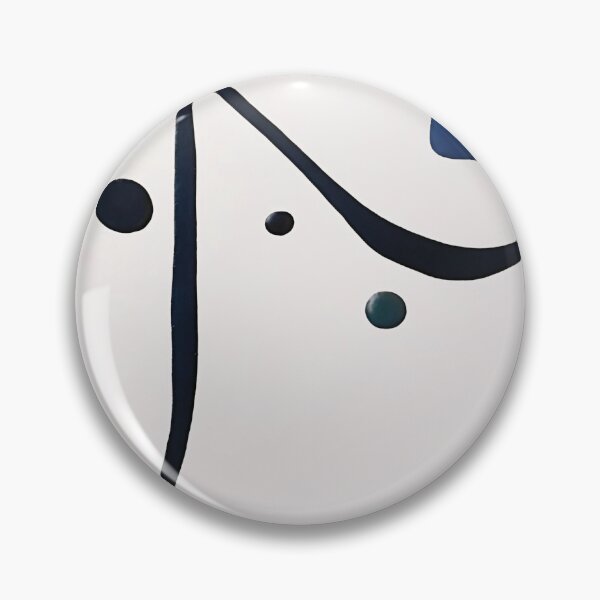 Item preview, Joan Miro Inspired Abstract Two Lines designed and sold by bettypure.