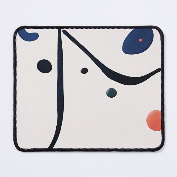 Item preview, Joan Miro Inspired Abstract Two Lines designed and sold by bettypure.