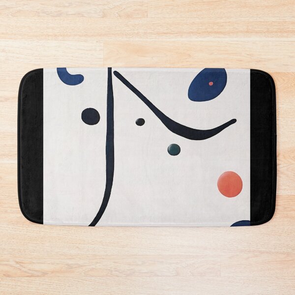 Item preview, Joan Miro Inspired Abstract Two Lines designed and sold by bettypure.