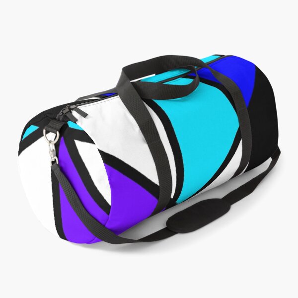 Item preview, Bauhaus Stainedglass Diagonal in shades of blue designed and sold by SoshanaC.