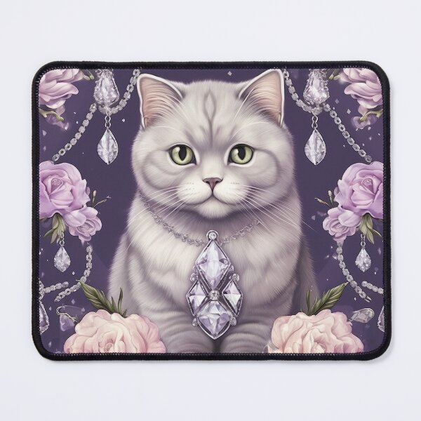 Item preview, Seamles British Shorthair Pattern designed and sold by Nocturne  Paws.