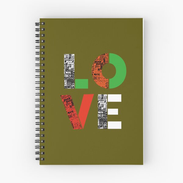 Item preview, LOVE design using Love & Korean letters Sarang. designed and sold by hojeong-art.