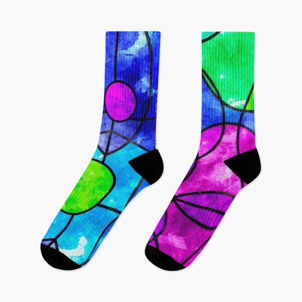 Item preview, Blotchy Stainglass in Vibrant colours. designed and sold by SoshanaC.