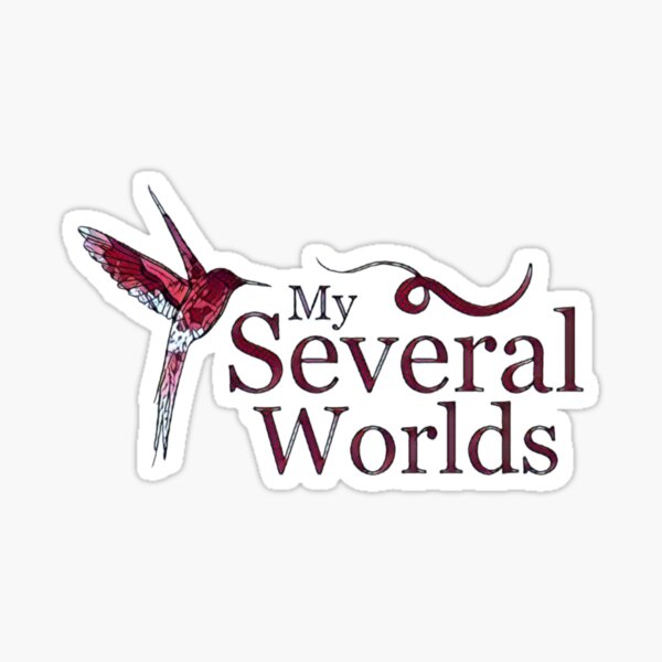 MySeveralWorlds.com Merch Glossy Sticker