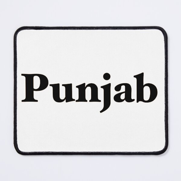 Item preview, Punjab written in black letters with white background designed and sold by PurpleClouds26.