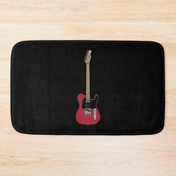 Item preview, Coloured Telecaster (Candy Red) - Black Pickguard and Maple Fretboard designed and sold by halveflower.