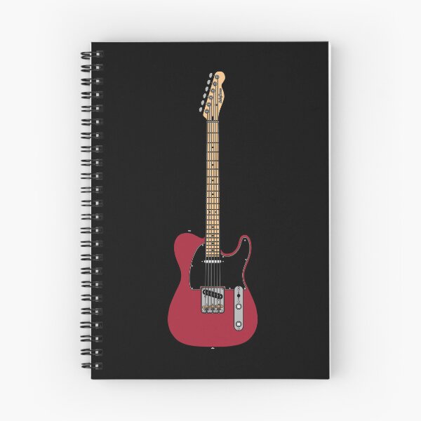Item preview, Coloured Telecaster (Candy Red) - Black Pickguard and Maple Fretboard designed and sold by halveflower.