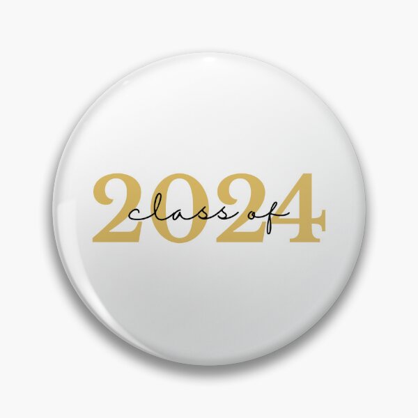 Item preview, Class Of 2024. Simple Typography 2024 Design for Class Of/ Graduation Design. Gold and Black designed and sold by That Cheeky Tee.