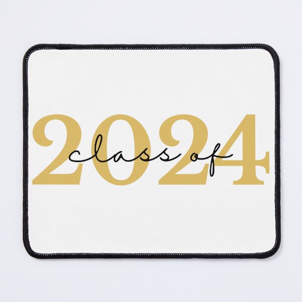 Item preview, Class Of 2024. Simple Typography 2024 Design for Class Of/ Graduation Design. Gold and Black designed and sold by That Cheeky Tee.
