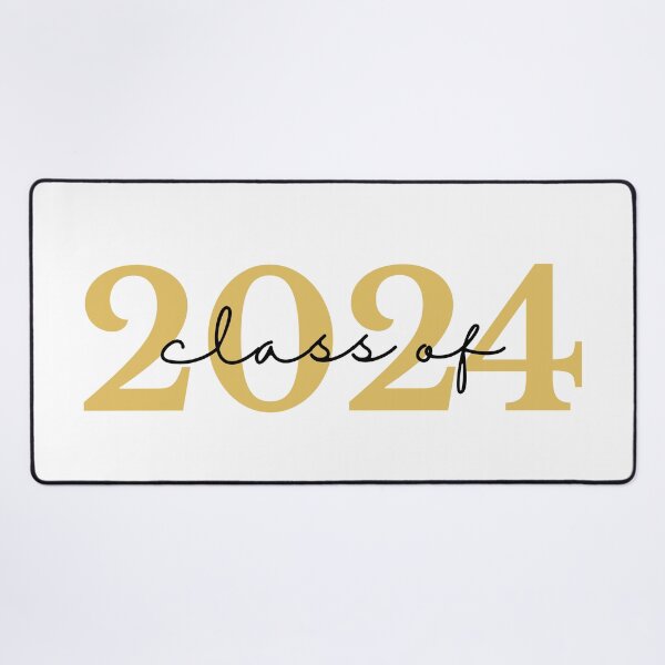 Item preview, Class Of 2024. Simple Typography 2024 Design for Class Of/ Graduation Design. Gold and Black designed and sold by That Cheeky Tee.