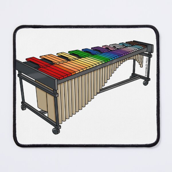 Item preview, Progress Pride Flag Marimba designed and sold by scrambledpegs.