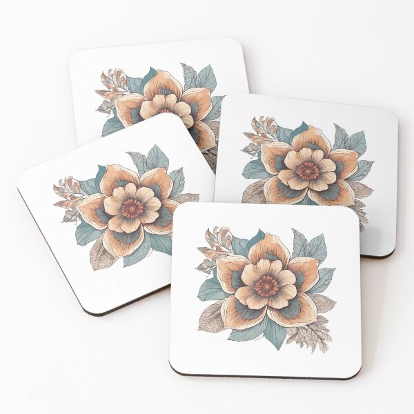 Item preview, Blossoming Flower Boho Style designed and sold by SparkSpiral.