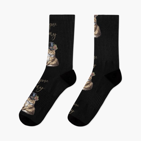 Item preview, Purr-fect Love: Charming Cats on Propose Day designed and sold by Anastasiia Yurevych.