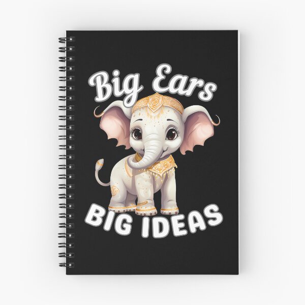 Item preview, Big Ears, Big Ideas designed and sold by ElephantVibes.
