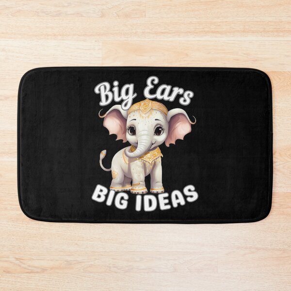 Item preview, Big Ears, Big Ideas designed and sold by ElephantVibes.