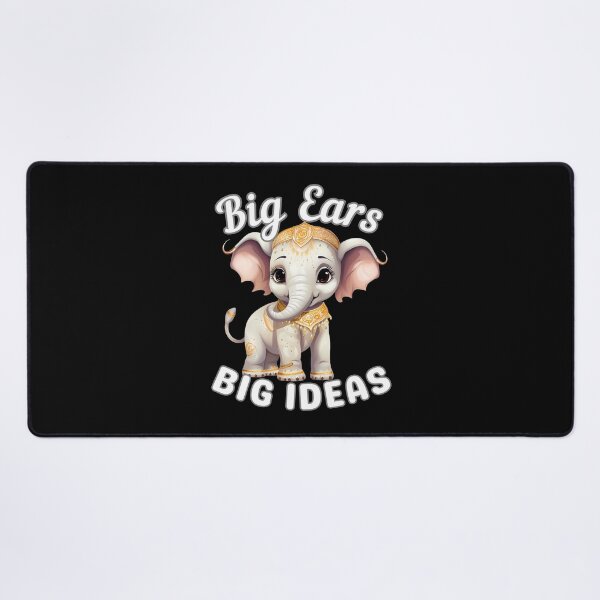 Item preview, Big Ears, Big Ideas designed and sold by ElephantVibes.