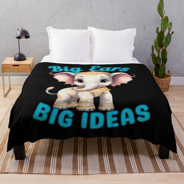 Item preview, Big Ears, Big Ideas. funny elephant designed and sold by ElephantVibes.