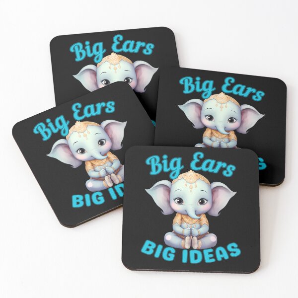 Item preview, Big Ears, Big Ideas. adorable elephant designed and sold by ElephantVibes.