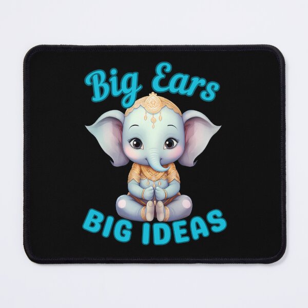 Item preview, Big Ears, Big Ideas. adorable elephant designed and sold by ElephantVibes.