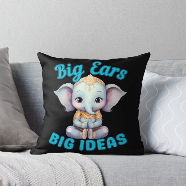 Item preview, Big Ears, Big Ideas. adorable elephant designed and sold by ElephantVibes.