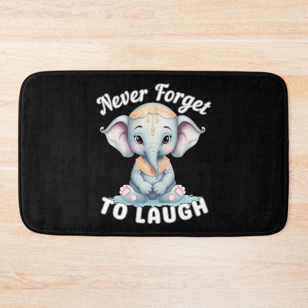 Item preview, Never Forget To Laugh. surreal elephant designed and sold by ElephantVibes.