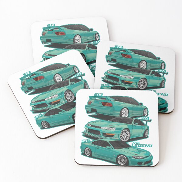 Item preview, Cyan Legendary Silvia S13 S14 S15 - Timeless Automotive Heritage Art designed and sold by carvect-id.