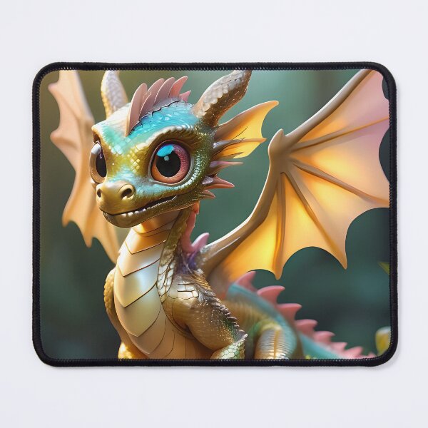 Artikelvorschau, Goldener Drache entworfen und verkauft von Awesome Things.