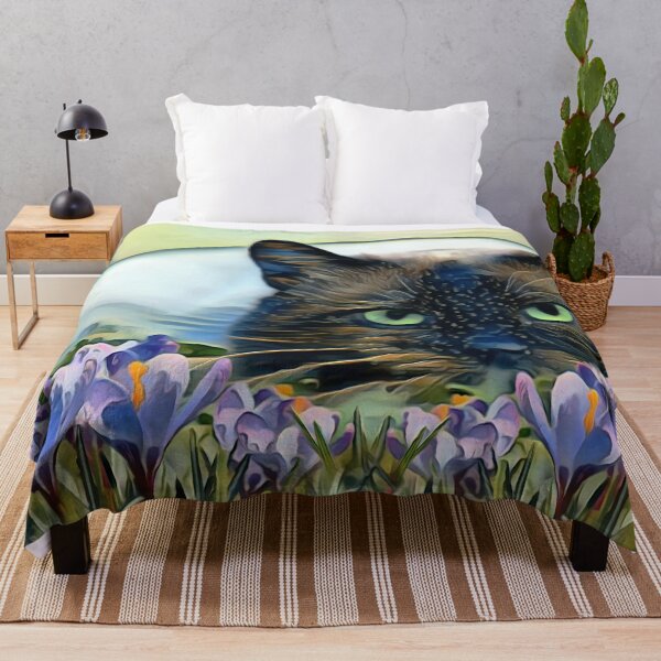 Item preview, Siamese Cat In Spring Flowers  designed and sold by Heathermarie321.