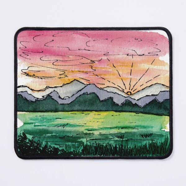 Item preview, sunset sketch designed and sold by The kitschy Citrus.