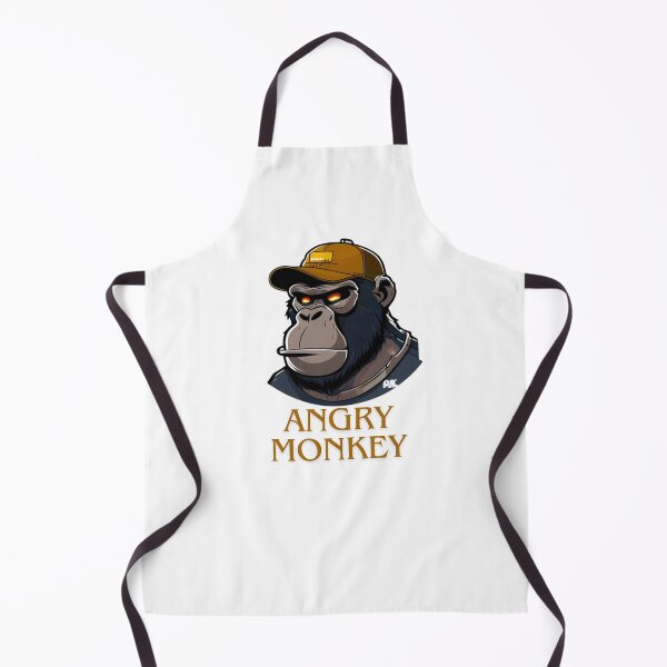 Item preview,  angry monkey, funny, cute, animal, meme, monkeyt, animals, love, retro, vintage, summer, nature, flowers, kawaii, blue, aesthetic, quotes, trendy, happy, yellow, quote designed and sold by albertotv250.