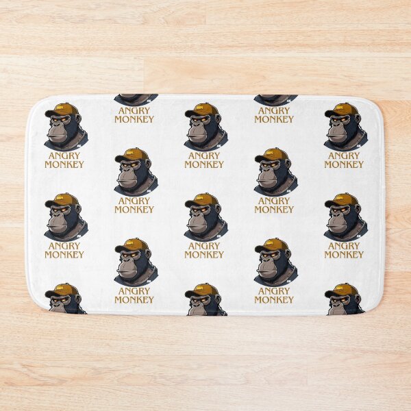 Item preview,  angry monkey, funny, cute, animal, meme, monkeyt, animals, love, retro, vintage, summer, nature, flowers, kawaii, blue, aesthetic, quotes, trendy, happy, yellow, quote designed and sold by albertotv250.