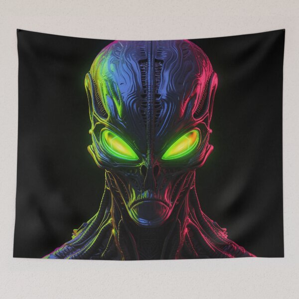 Item preview, Alien Neon Art 1 designed and sold by AstroRisq.