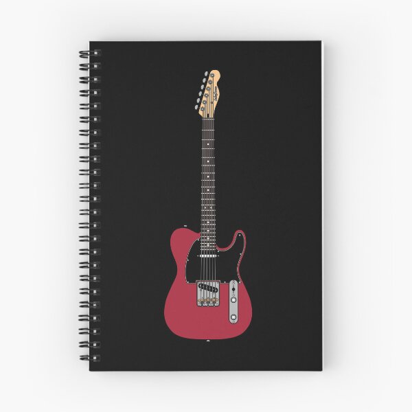 Item preview, Coloured Telecaster (Candy Red) - Black Pickguard and Rosewood Fretboard designed and sold by halveflower.