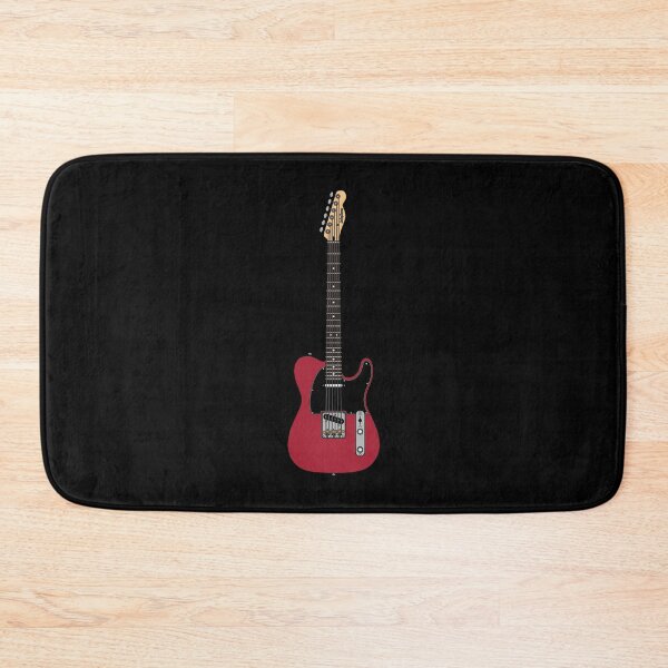 Item preview, Coloured Telecaster (Candy Red) - Black Pickguard and Rosewood Fretboard designed and sold by halveflower.