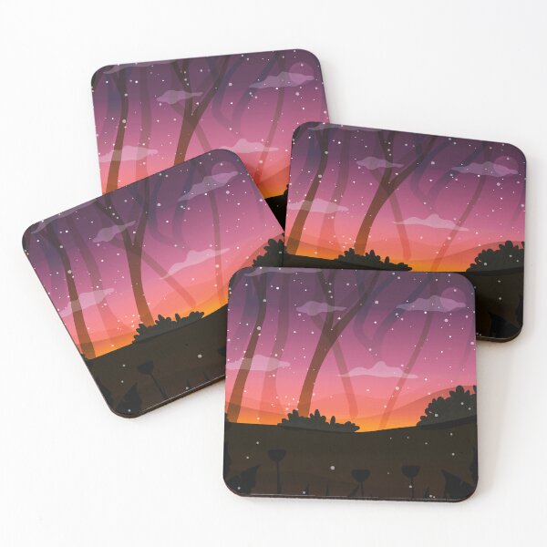 Item preview,  Fireflies in forest at night. designed and sold by SHALOXX.