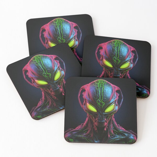 Item preview, Alien Neon Art 2 designed and sold by AstroRisq.