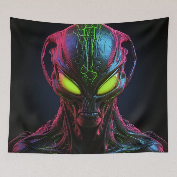 Item preview, Alien Neon Art 2 designed and sold by AstroRisq.
