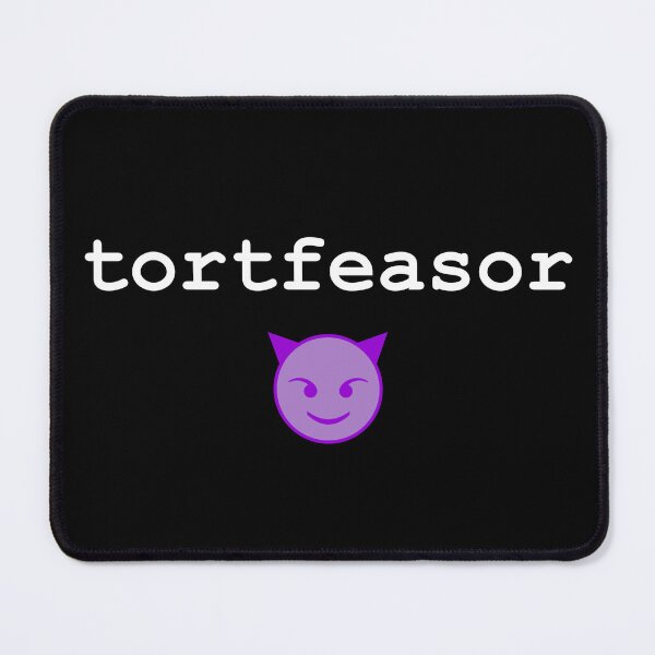 Item preview, Tortfeasor (white font) & evil smiley face emoji designed and sold by patentsAurUs.