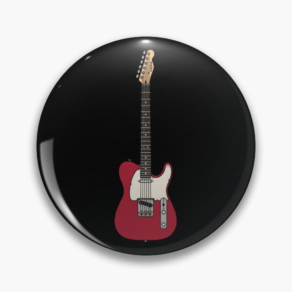 Item preview, Coloured Telecaster (Candy Red) - White Pickguard and Rosewood Fretboard designed and sold by halveflower.