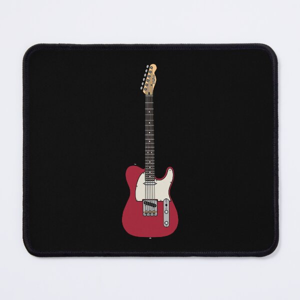 Item preview, Coloured Telecaster (Candy Red) - White Pickguard and Rosewood Fretboard designed and sold by halveflower.