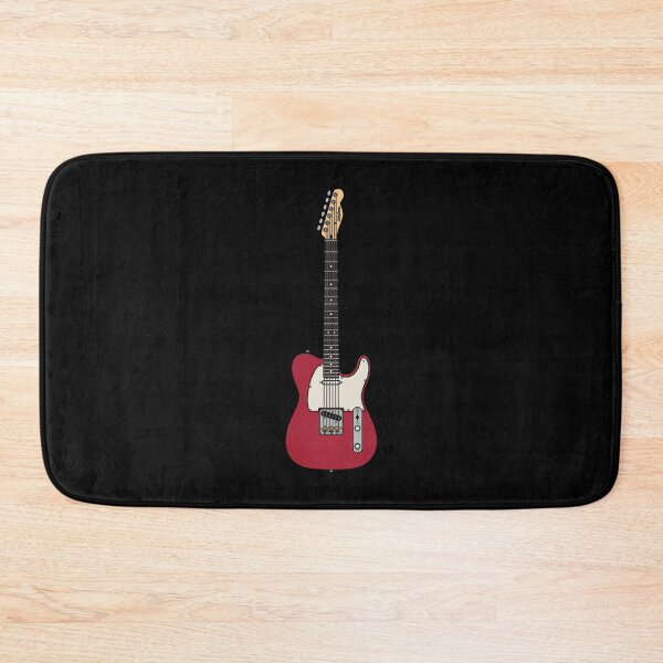Item preview, Coloured Telecaster (Candy Red) - White Pickguard and Rosewood Fretboard designed and sold by halveflower.