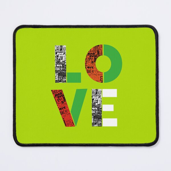 Item preview, LOVE design using Love & Korean letters Sarang. designed and sold by hojeong-art.